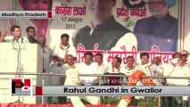 Rahul Gandhi in Gwalior takes on the BJP govt in Madhya Pradesh