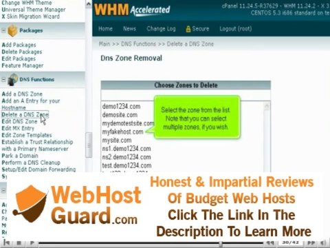 How to manage DNS zones in WHM - Canadian Web Hosting