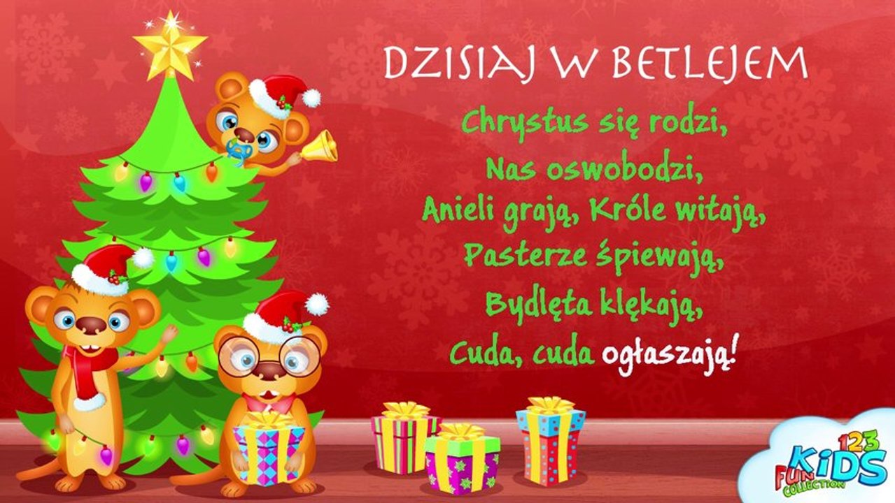 Polskie Kolędy - Dzisiaj w Betlejem + tekst (karaoke)