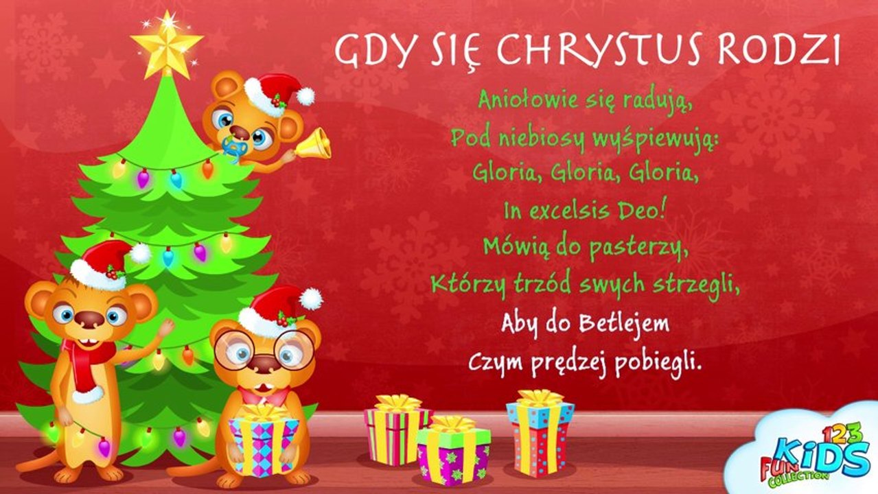 Polskie Kolędy - Gdy się Chrystus Rodzi - Kolęda + tekst (karaoke)
