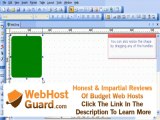 Shapes - creating and editing -with Bluevoda website builder from VodaHost web hosting