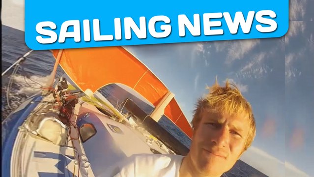 Transat Jacques Vabre 2013 | Gréement de fortune de François Gabart et Michel Desjoyeaux sur Macif