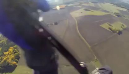 Grosse frayeur pour un parapentiste