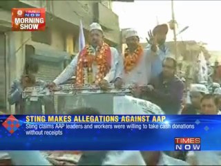Sting puts Aam Admi Party in a fix