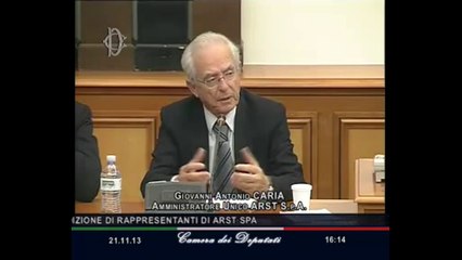 Roma - Audizione di rappresentanti di ARST SpA (21.11.13)