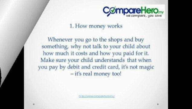 Teaching kids about money