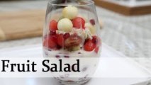 Fruit Salad - Sweet Dessert Recipe - Quick Fruit Salad Recipe By Ruchi Bharani [HD]