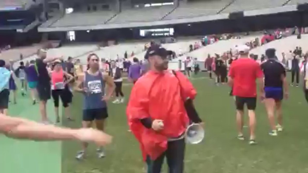 marathon 2013 MCG finish