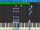 The Entertainer (Synthesia) Versione facilissima per piano (easy version   download MIDI and TAB)
