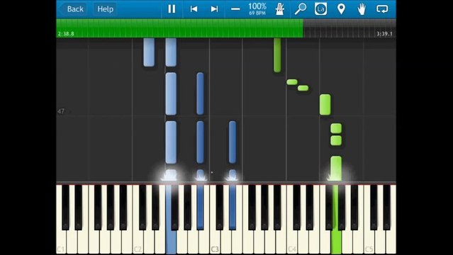 Bad Day (Daniel Powter) - easy piano cover synthesia + DOWNLOAD midi and sheet