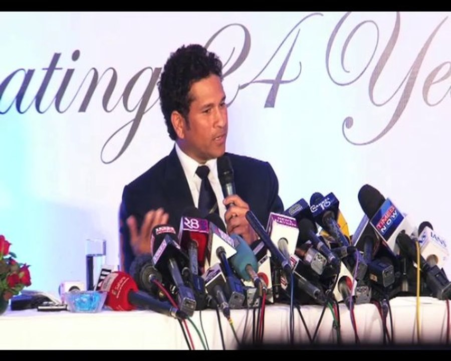 Sachin Tendulkar press conference after Retirement