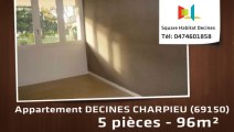 A vendre - Appartement - DECINES CHARPIEU (69150) - 5 pièces - 96m²