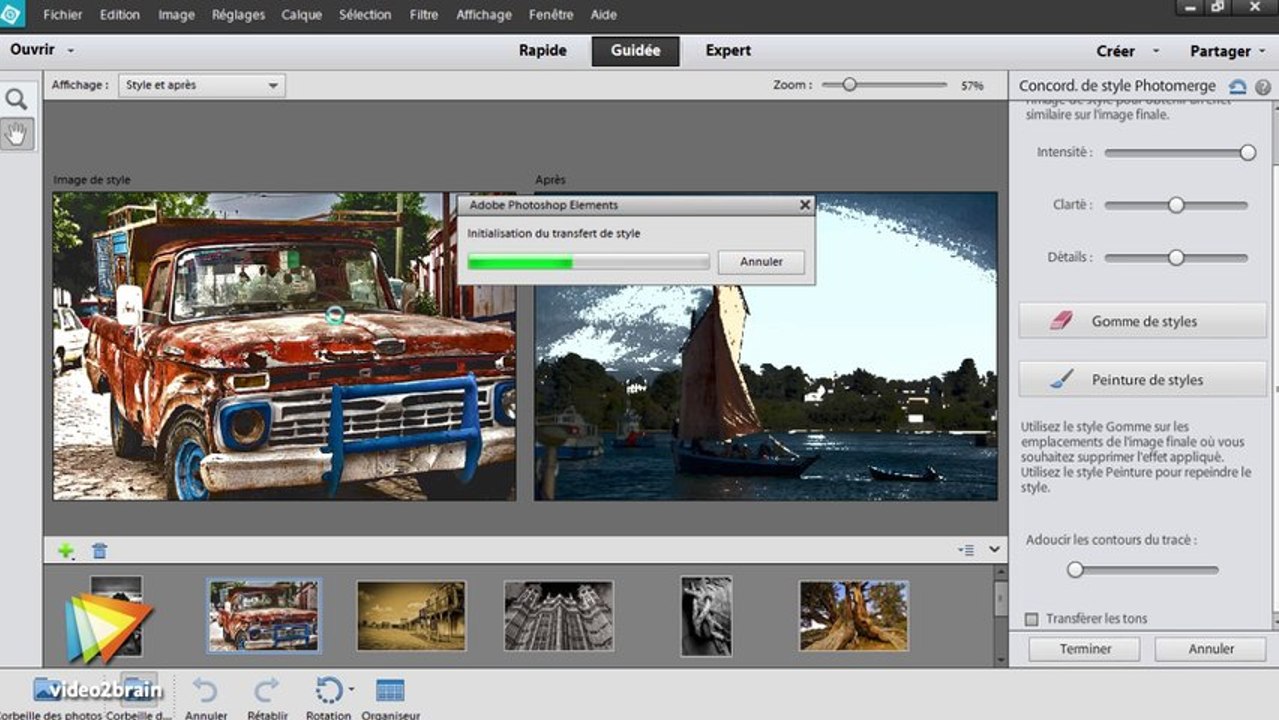 Photoshop Elements 12 : 4. Utilisation avancée du mode Éditeur : trailer | video2brain.com