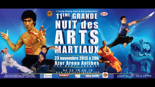 Teaser 11ème Grande Nuit des Arts Martiaux - Azur Arena Antibes - 23 Novembre 2013