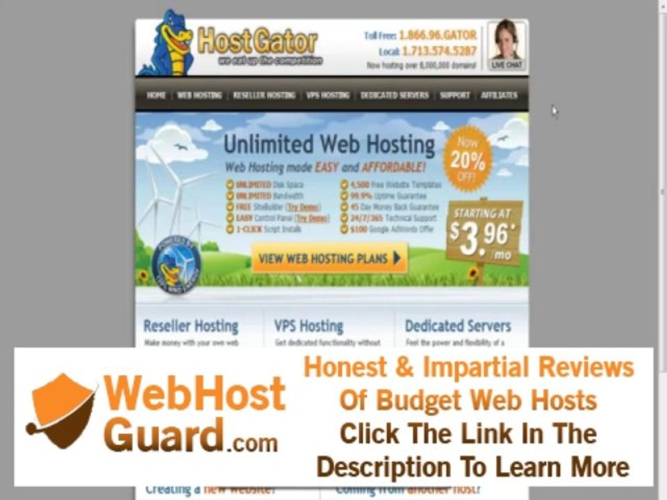 Hostgator SiteBuilder - Web Hosting Coupon Code: GATORCENTS