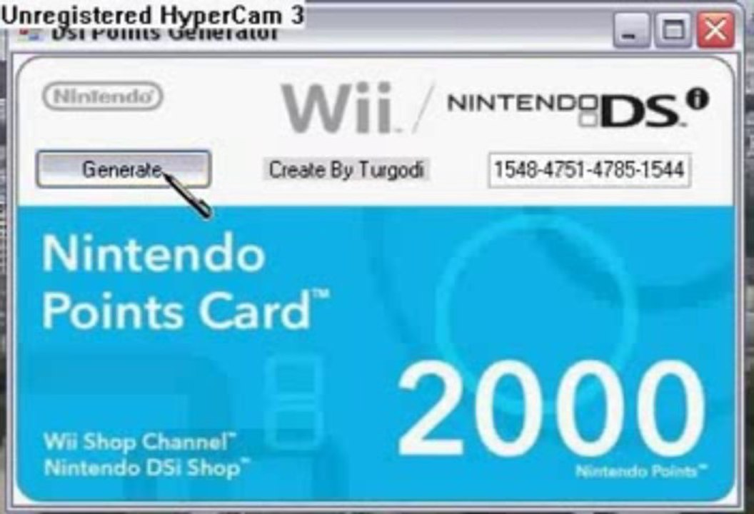 Wii Points Generator + DSI Points Generator 2013 Updated on October 2013