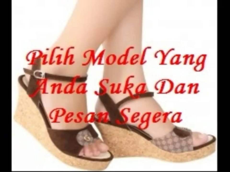 Sepatu Wedges, Sepatu High Heels