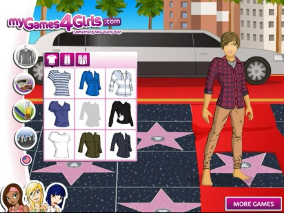 Zac Efron Dress Up Game MyGames4Girls video Dailymotion
