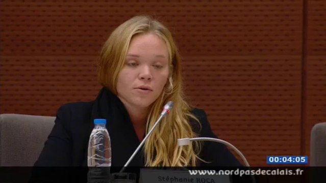 Stéphanie KOCA intervient sur le Rapport de Développement Durable du Nord-Pas-de-Calais