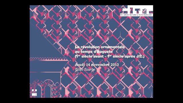 02. La révolution ornementale au temps d'Auguste (Ier s. av. JC - Ier s. après JC)