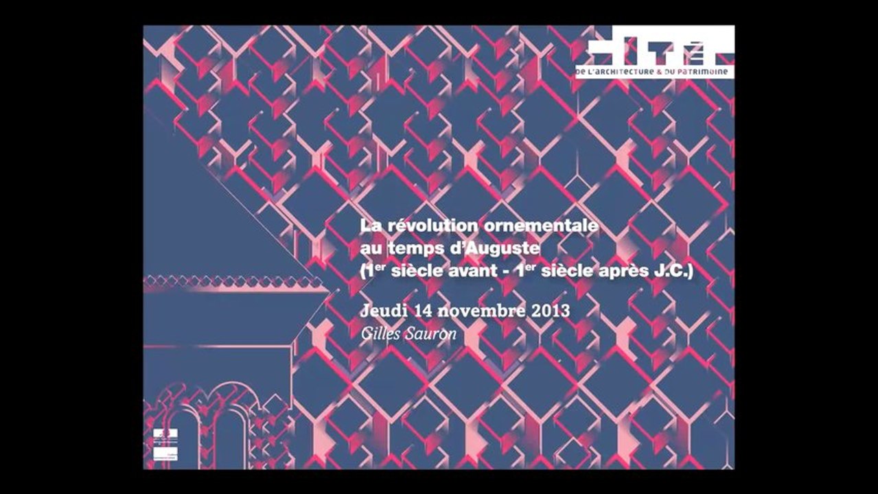 02. La révolution ornementale au temps d'Auguste (Ier s. av. JC - Ier s. après JC)