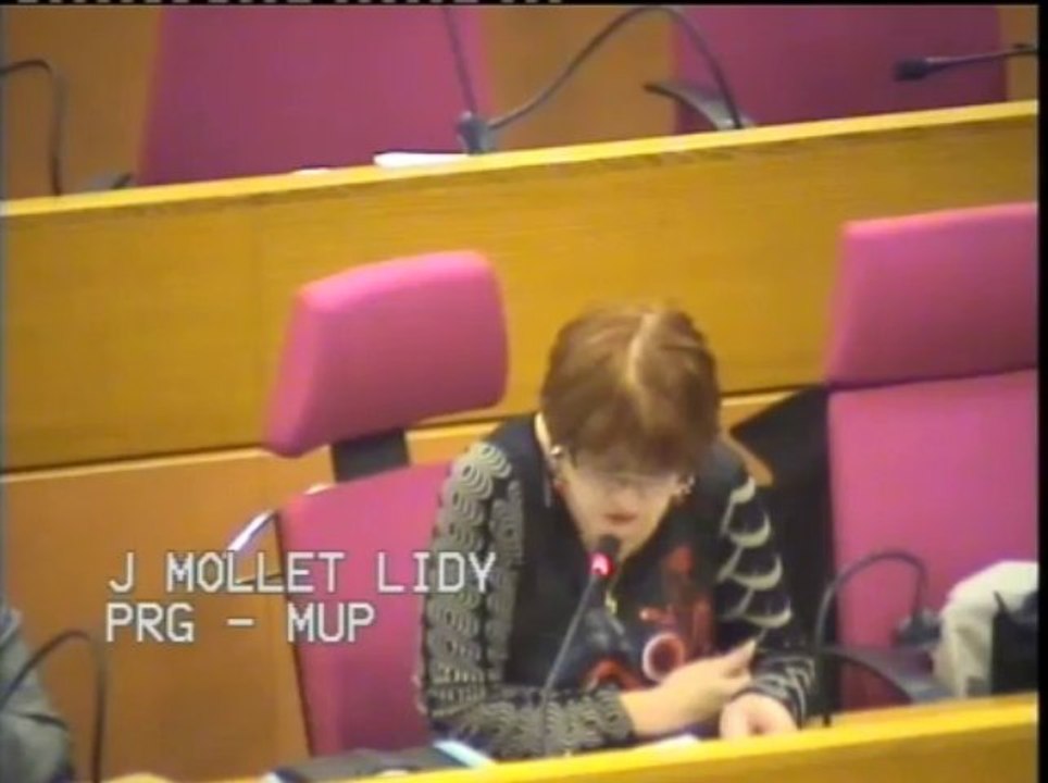 CRIDF : Modernisation et responsabilité sociétale de l'action publique régionale - Josy MOLLET-LIDY (PRG-MUP)