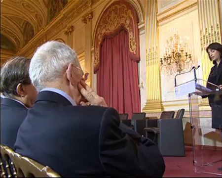 Catherine Séguin lit le message de Nicolas Sarkozy - Vendredi 7 Janvier 2011