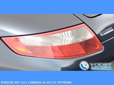 VODIFF : PORSCHE OCCASION ALSACE : PORSCHE 997 3.8 L CARRERA 4S 355 CV TIPTRONIC
