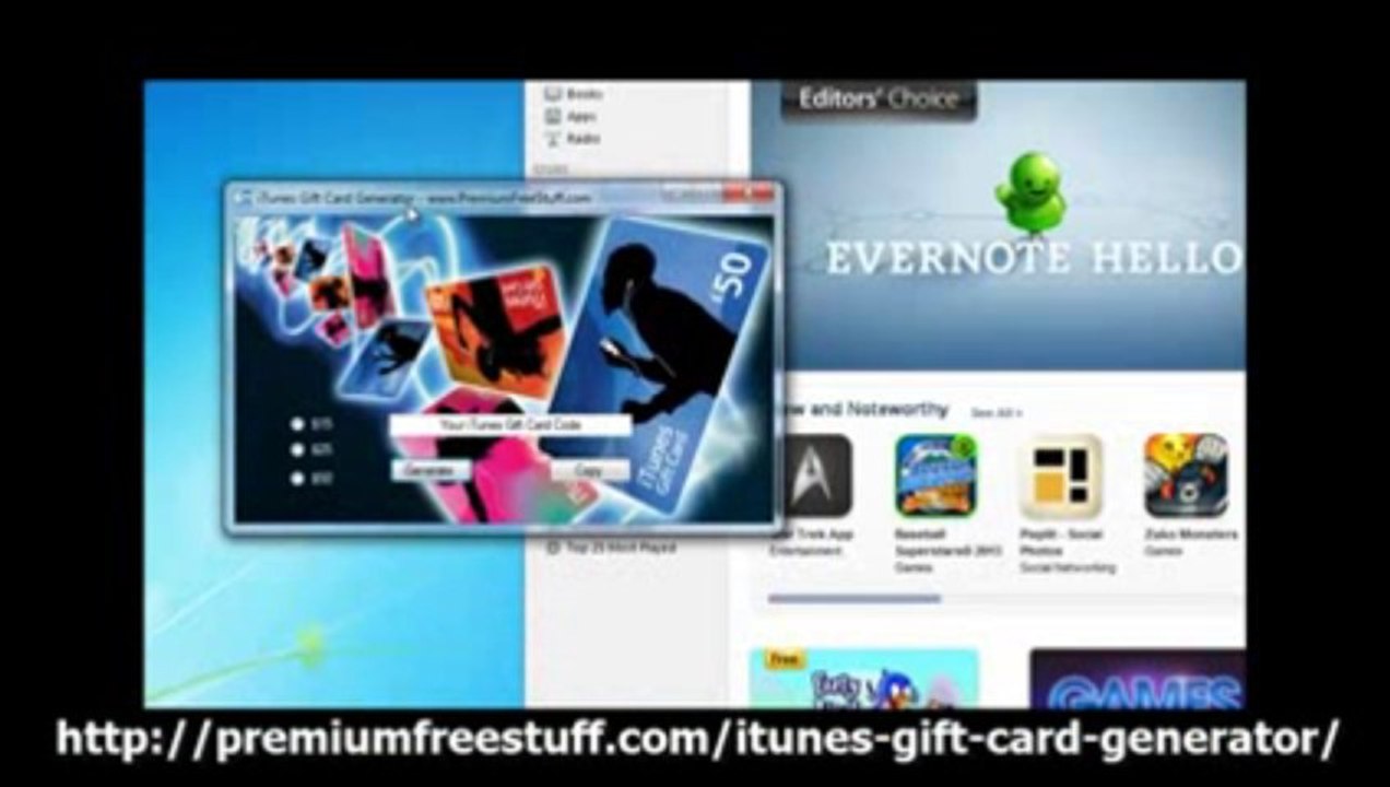 iTunes Gift Card Generator How To Get Free iTunes Codes 2013