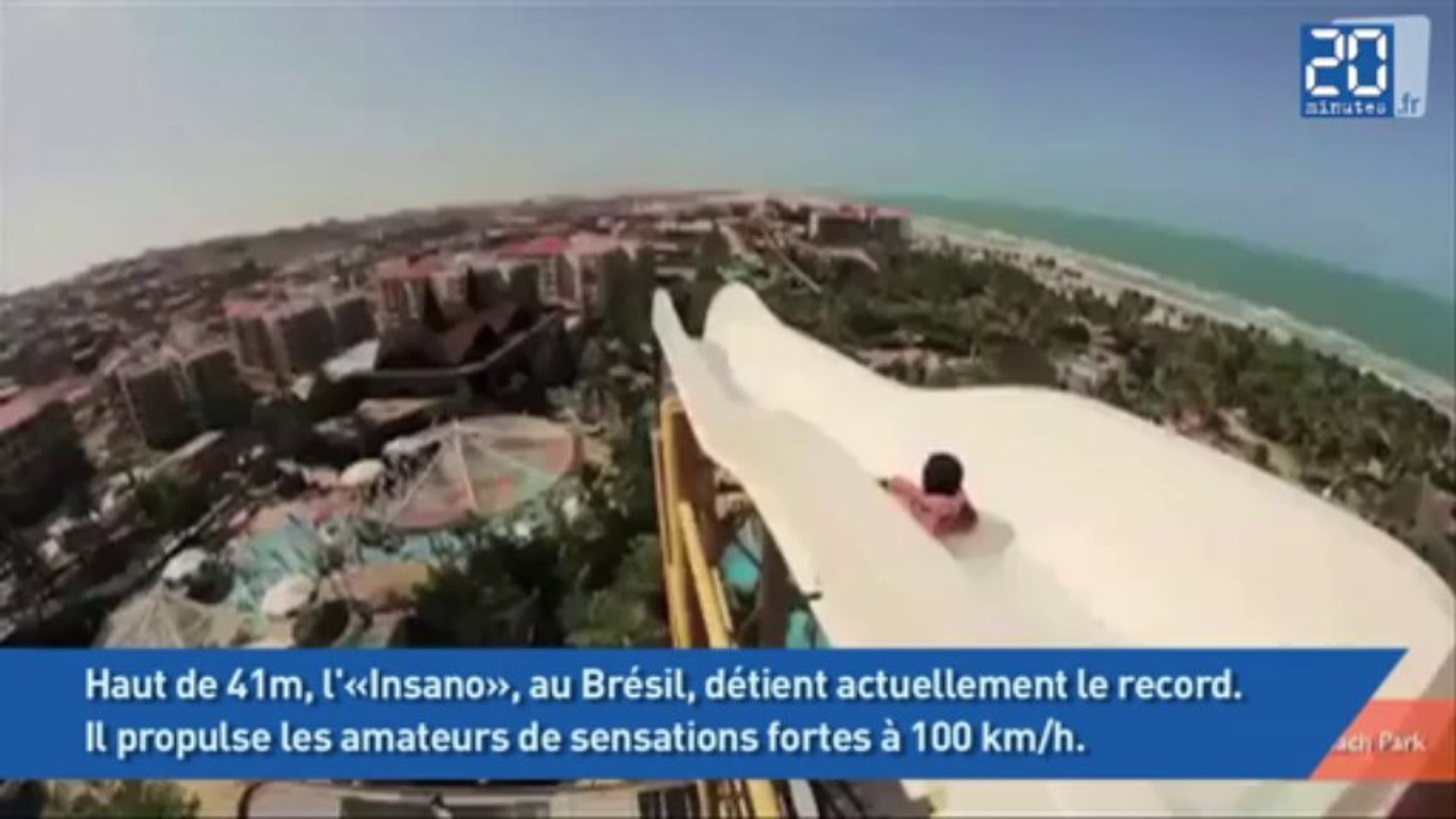 Le plus haut et le plus rapide toboggan du monde - Vidéo Dailymotion