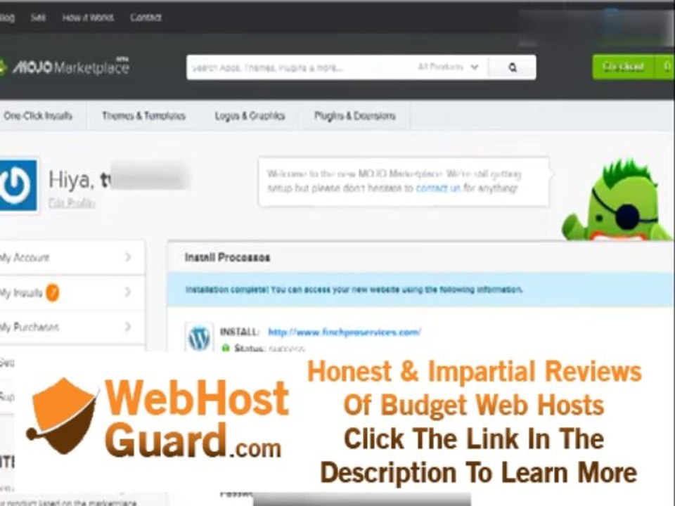 Install Wordpress on Your Self Hosting in Under 2 Minutes | Finch Professional Services