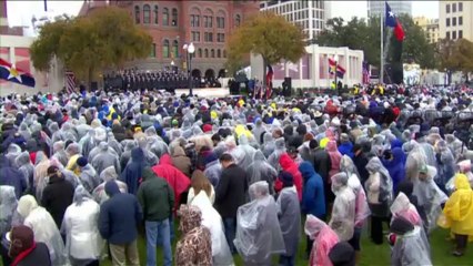 Etats-Unis: une minute de silence pour JFK à Dallas