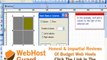 Tables - creating and manipulating with Bluevoda website builder from VodaHost web hosting