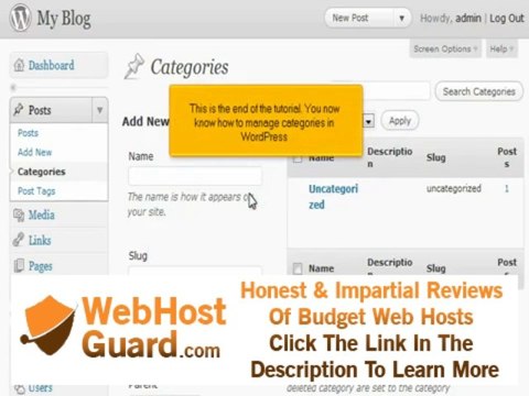 How to manage categories in WordPress | FastDot Cloud Hosting
