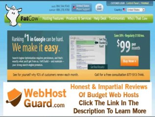 cheapest Web hosting FatCow how to register