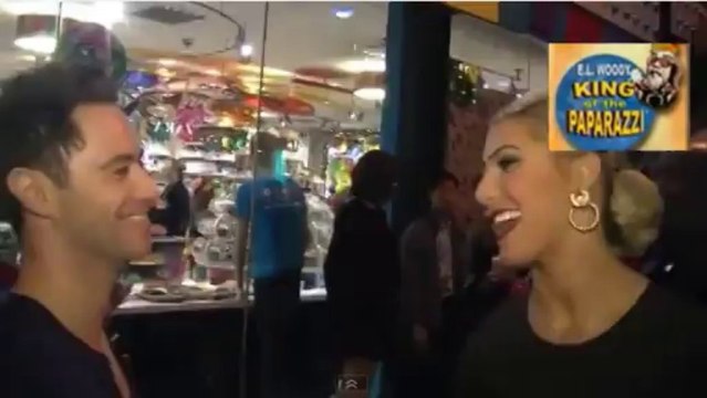 Derek Hough and the paps 111813