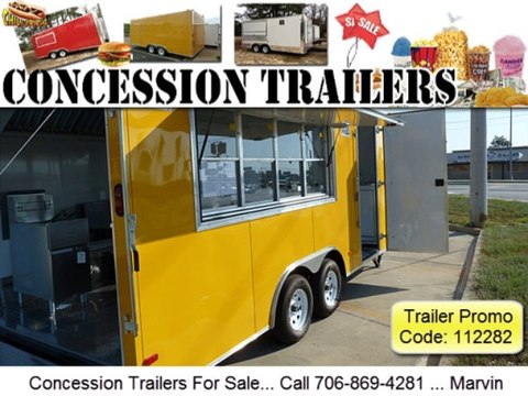 Mobile Catering Trailer For Sale 706-869-4281