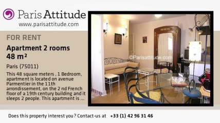 1 Bedroom Apartment for rent - Parmentier, Paris - Ref. 5282