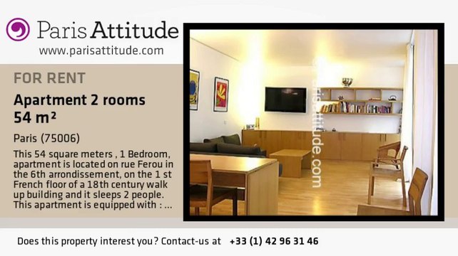 1 Bedroom Apartment for rent - Jardin du Luxembourg, Paris - Ref. 5448