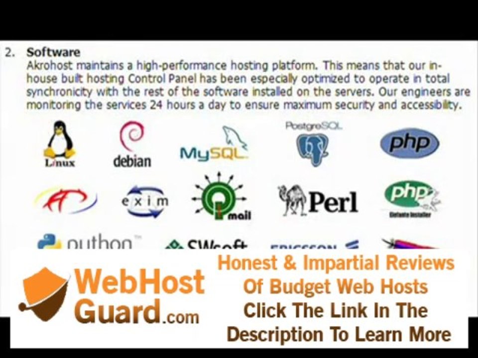 AkroHost a Web Site Hosting Company