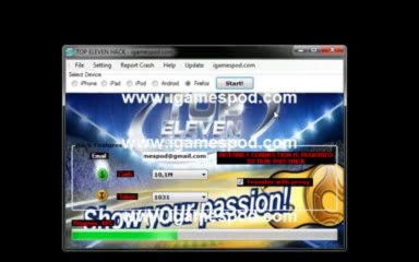 Top Eleven Hack * Cheat [FREE Download] December 2013 Update iPhone, iPad, android, facebook