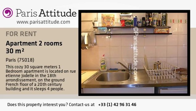 1 Bedroom Apartment for rent - Montmartre, Paris - Ref. 5181