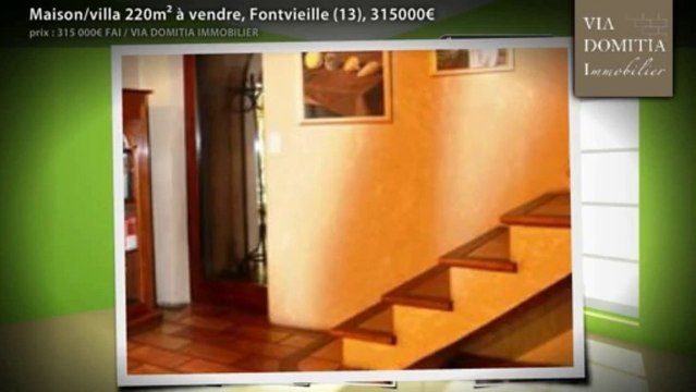 Maison/villa 220m² à vendre, Fontvieille (13), 315000€