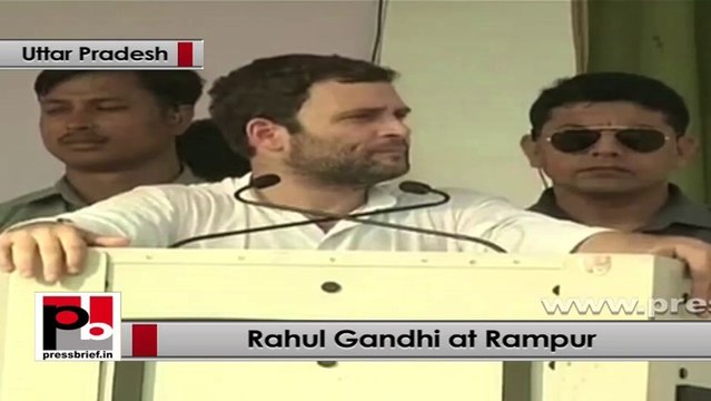 Rahul Gandhi in Rampur says Congress will form a government of youth in 2014