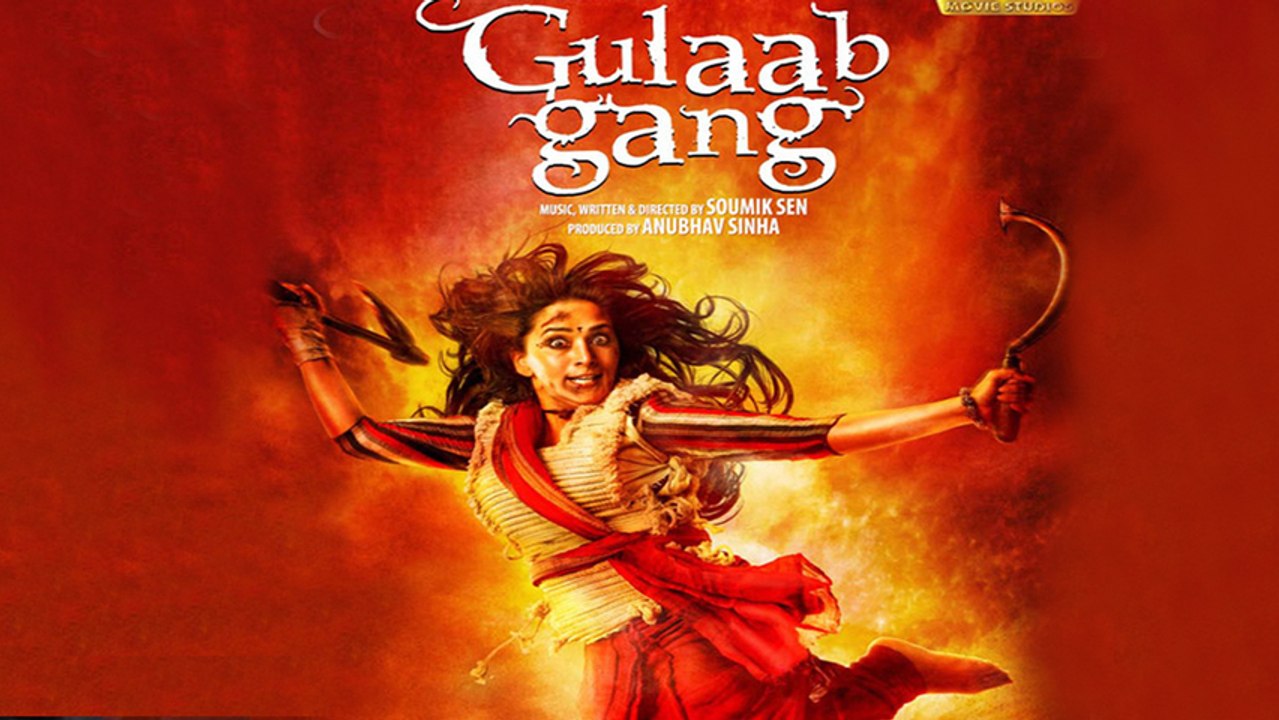 Gulabi Gang First Look Poster - Madhuri Dixit