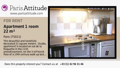 Studio Apartment for rent - Bastille, Paris - Ref. 6276