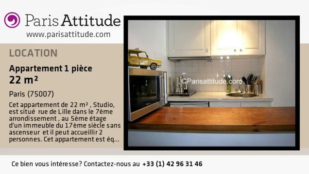 Appartement Studio à louer - St Germain, Paris - Ref. 6259