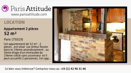 Appartement 1 Chambre à louer - Place des Fêtes, Paris - Ref. 8857