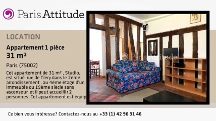 Appartement Studio à louer - Montorgueil, Paris - Ref. 8647