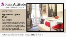 Appartement Studio à louer - Ecole Militaire/Unesco, Paris - Ref. 6219